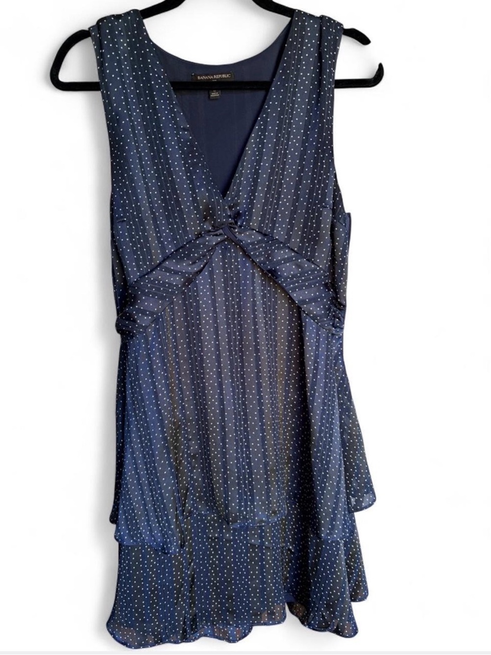 Banana Republic Navy & White Dress